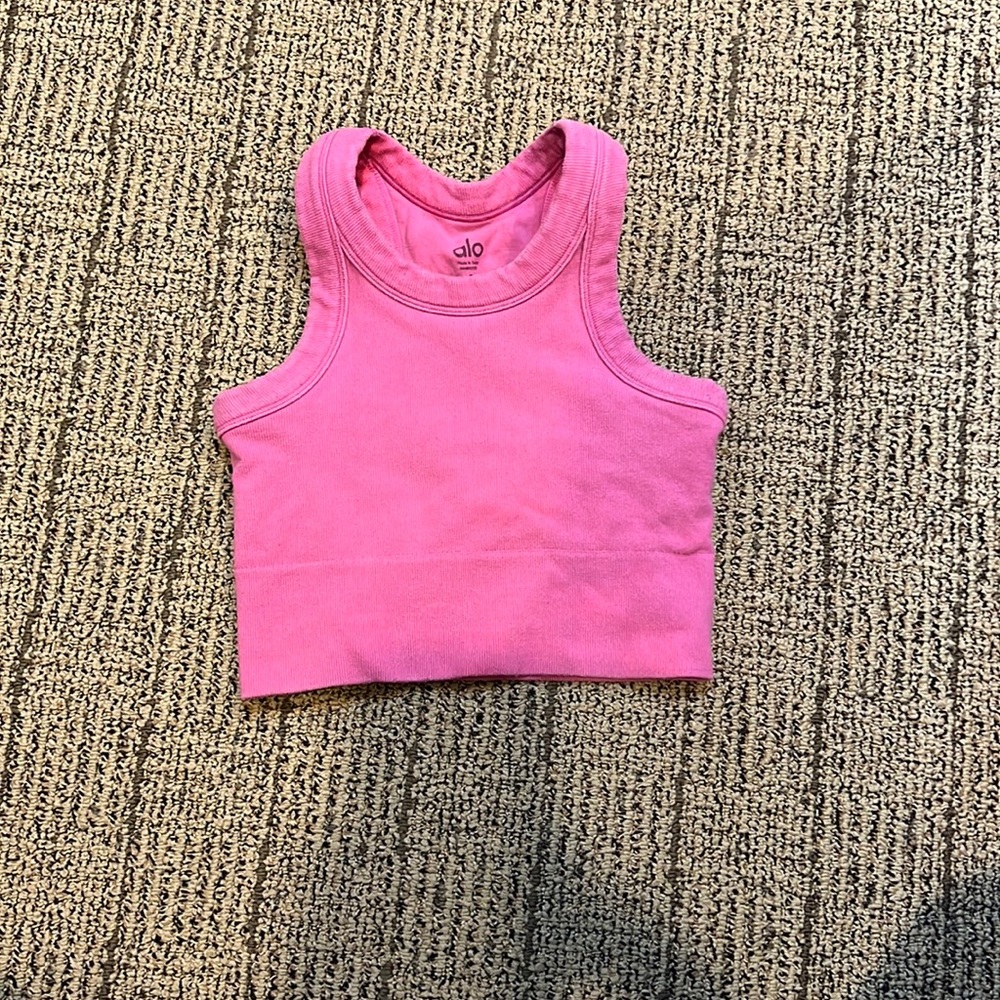 Alo yoga seamless delight high neck bra